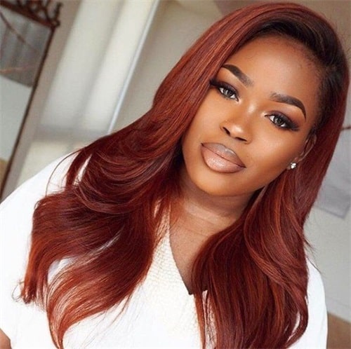 What are the best red brown hair ideas for black women?