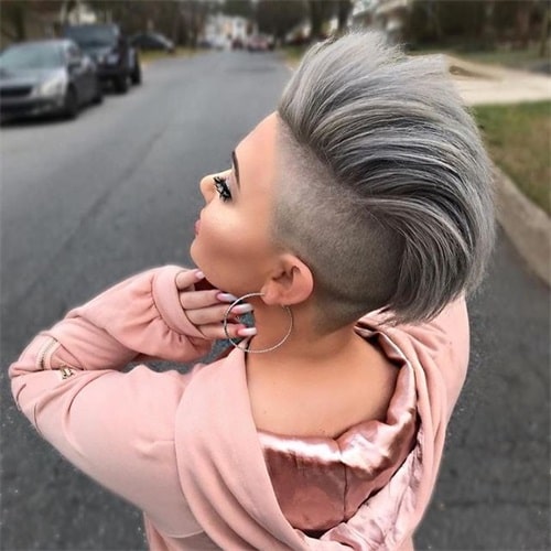 most popular faux hawk hairstyles for girls in 2023