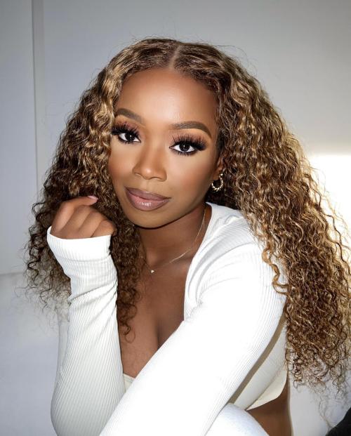 TL412 curly hair wig