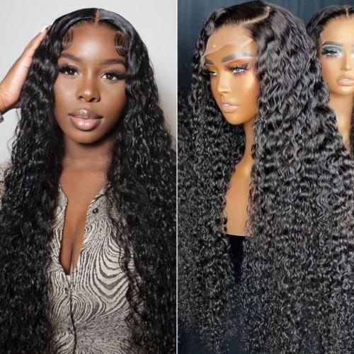curly baby hair lace front wig