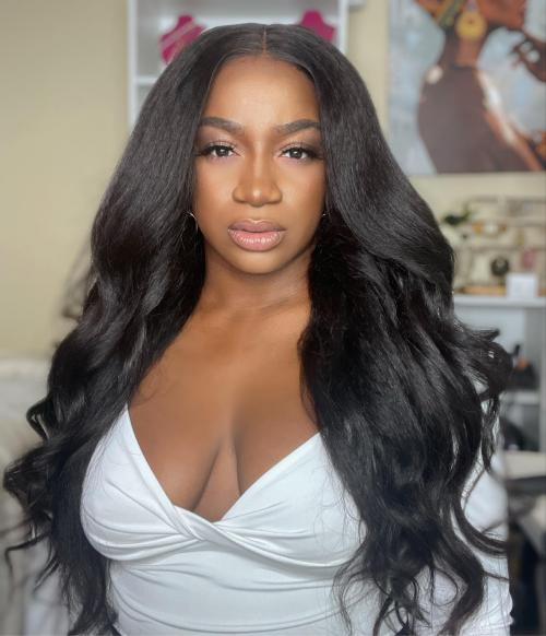 wig with curly edges