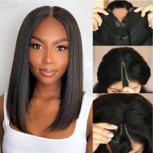 lob hair straight bob wig