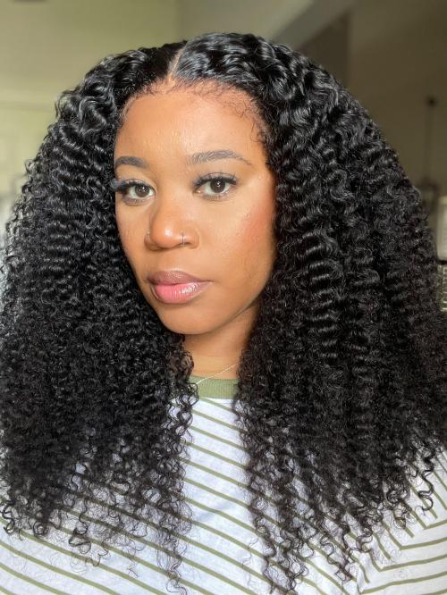 pre-cut curly lace wig