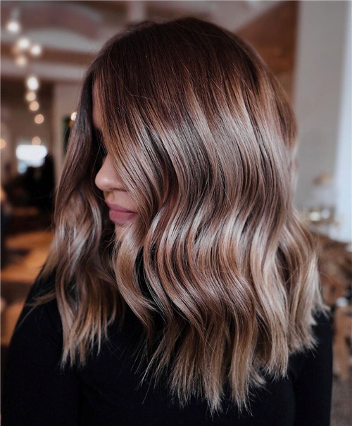 bronde coloring for medium hair
