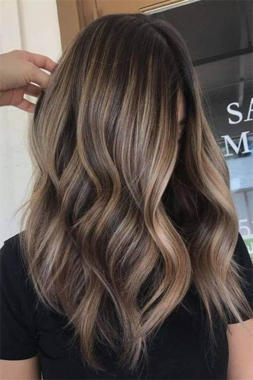 Dark Blonde Balayage