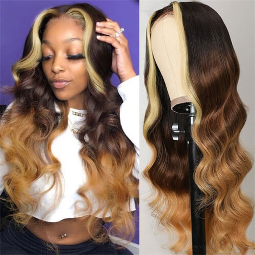 Long Brown Skunk Stripe Wig Reivews