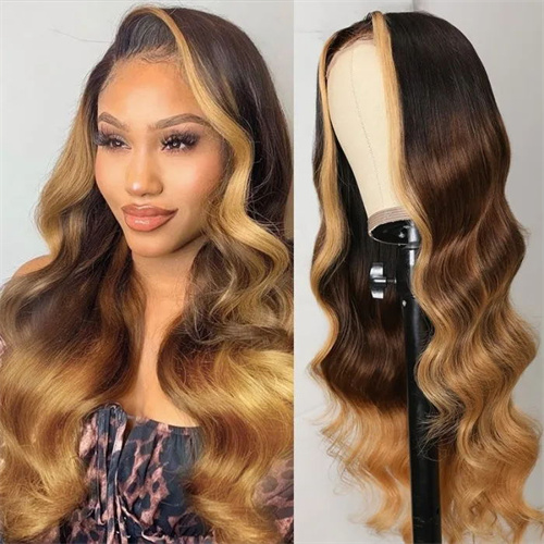 face framing highlight wig