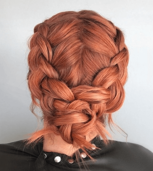 sleek braided knot