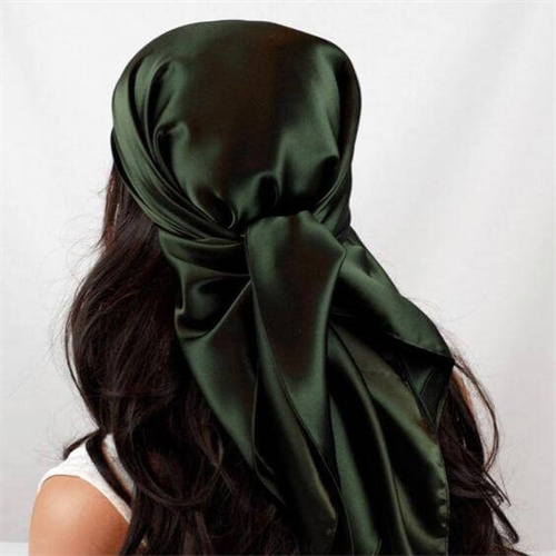 A silk scarf or silk pillowcase