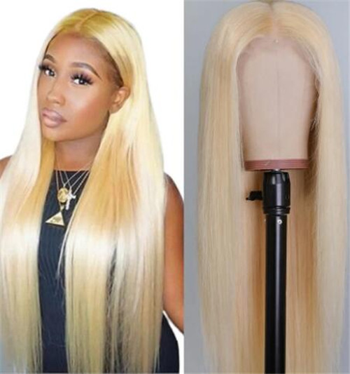 transparent lace blonde wig