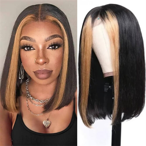 Strawberry Skunk Stripe Wig Reviews