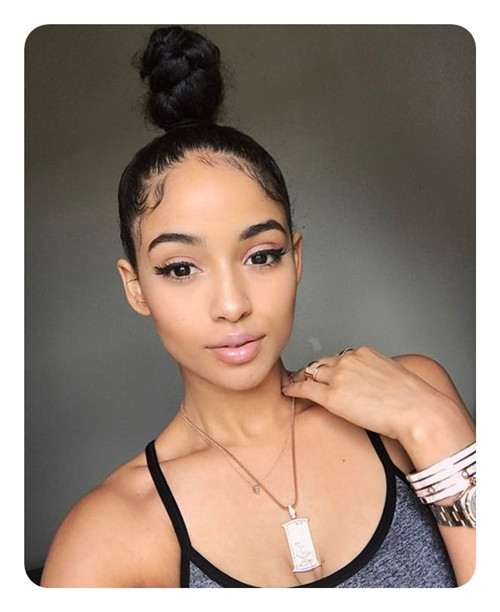 the top knot bun