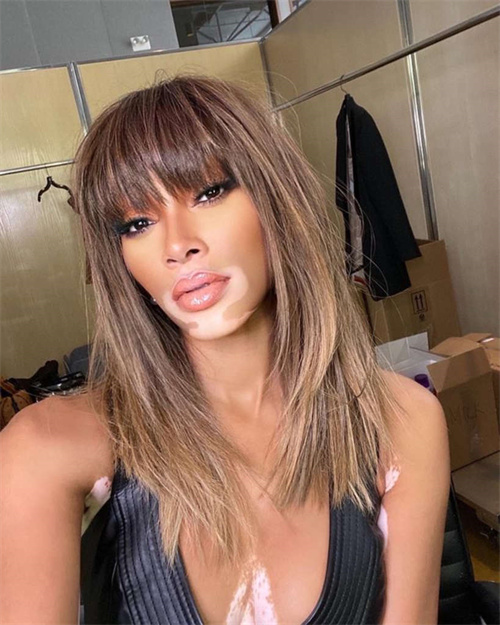 Winnie Harlow in bronde