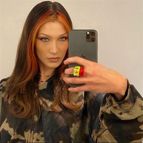 Bella Hadid hair color
