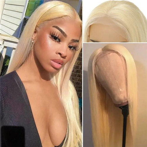 blonde lace front wig
