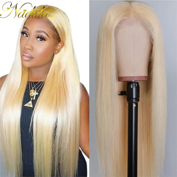 blonde wig transparent