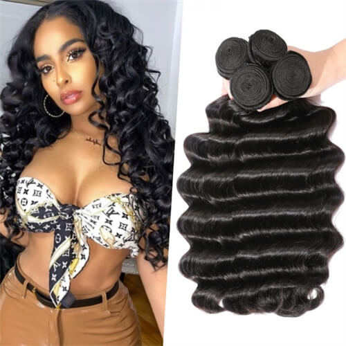 bloom bundle loose deep wave hair