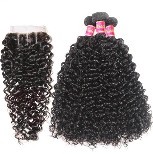 curly bundles with closure