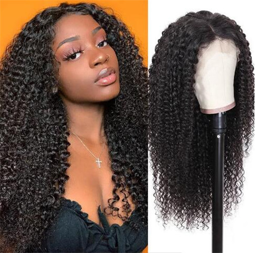 curly fake scalp wig