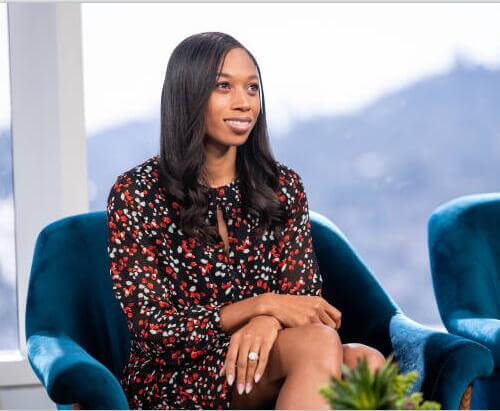 did allyson felix wear hair extensions