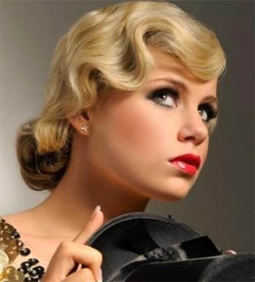 finger wave wedding hairstyles