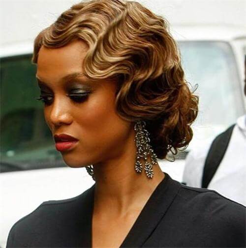 finger wave wig
