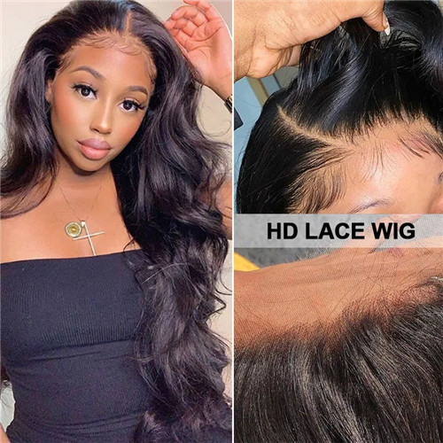 hd lace front wig