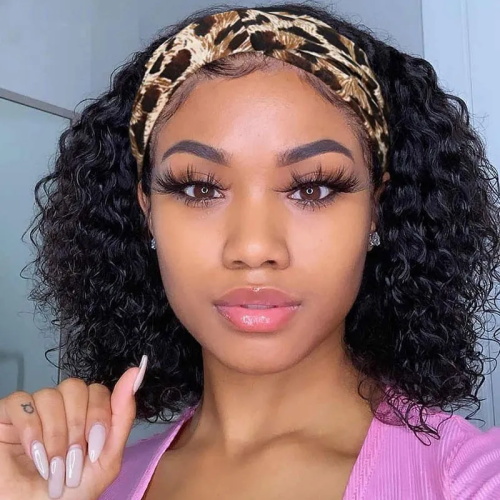headband bob wig
