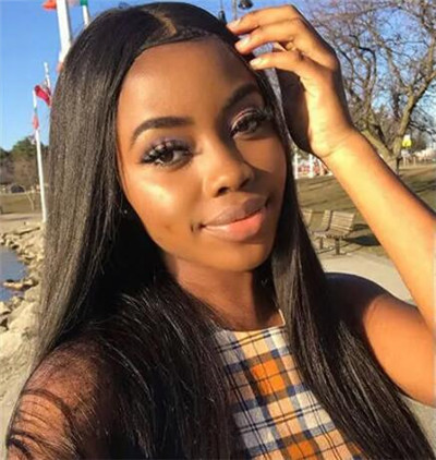 middle part sew in hairstyles