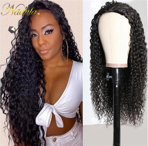natural curly half wigs