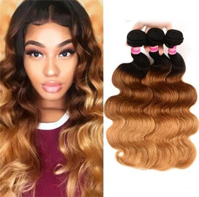sew in hairstyles with color
