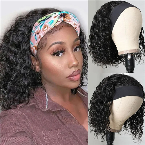 short headband wig