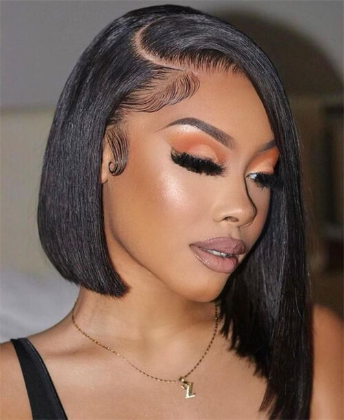 side part bob wig
