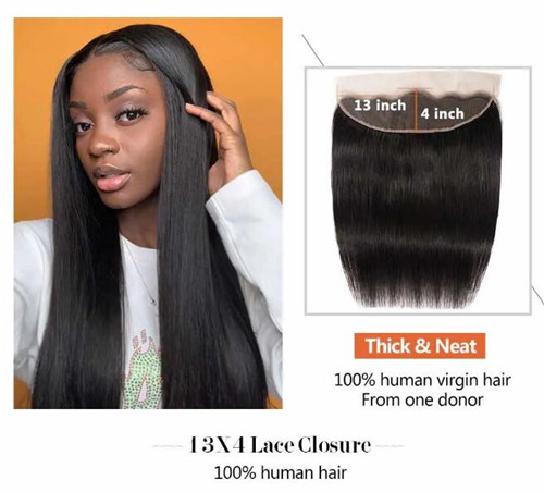 straight 13x4 frontal