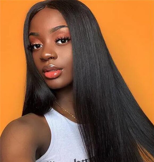 straight weave hair