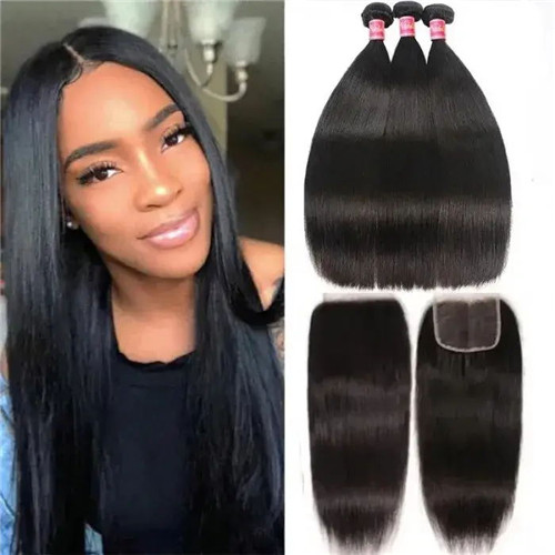 straight weave hair cost