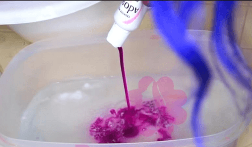 water dye a lace front wig