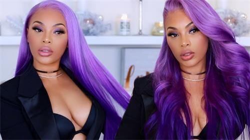 water dye a wig