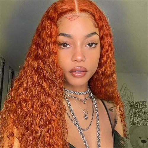 Ginger Copper Red Water Wave