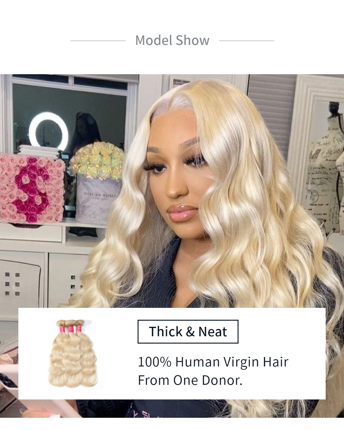 
        Nadula Hair 613 Blonde Virgin Human Hair Wave 1 Bundles Body Wave Hair Weft    