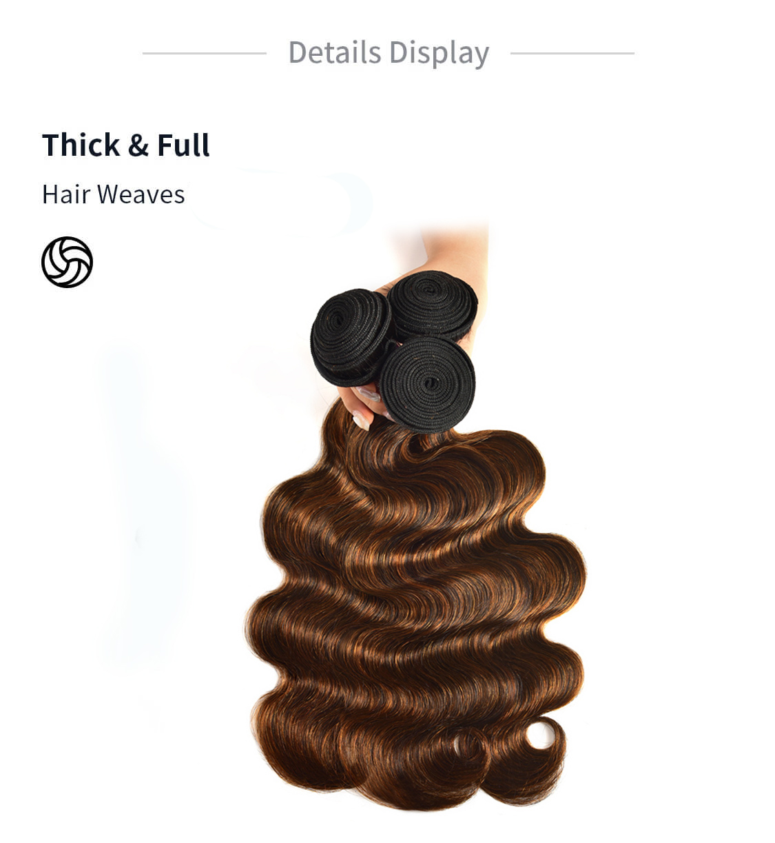 Nadula Balayage Hair Color Virgin Hair Bundles 3 Bundles Body Wave 1B