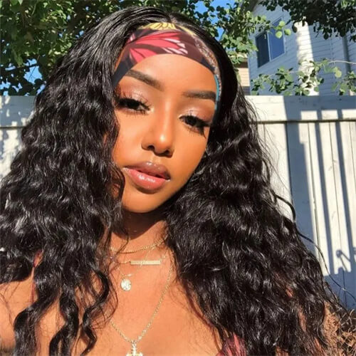 long headband wig