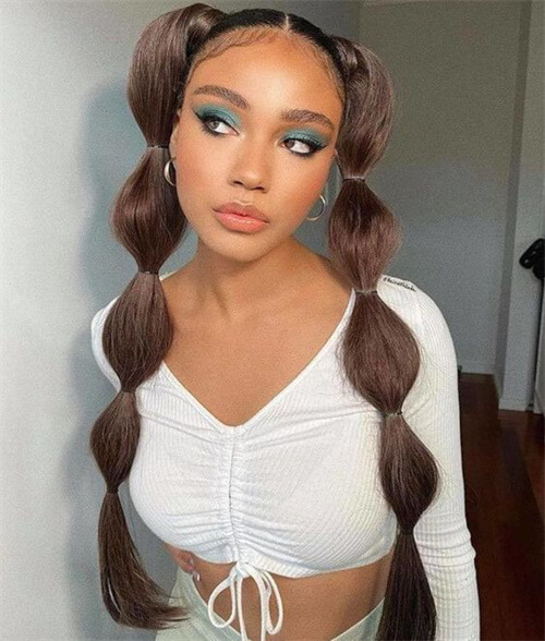 double bubble braids