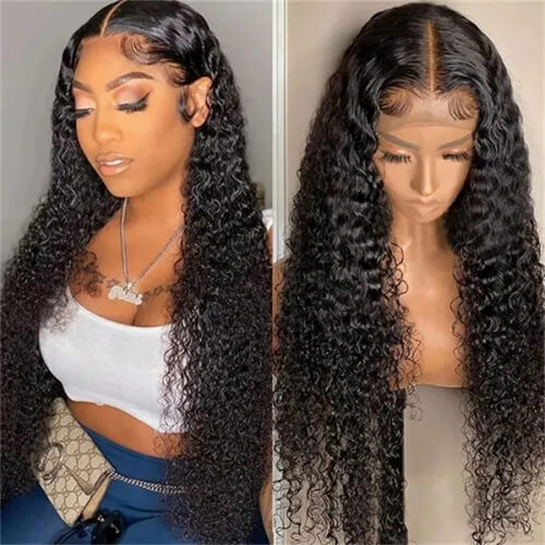  5x5 HD Swiss Lace Front Curly Wigs