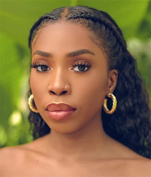 Braided Front-with Leave Out loose deep wave