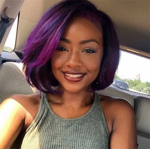 purple wig