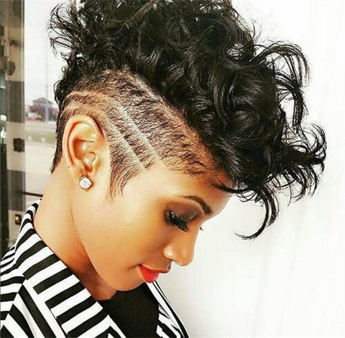Curly Undercut