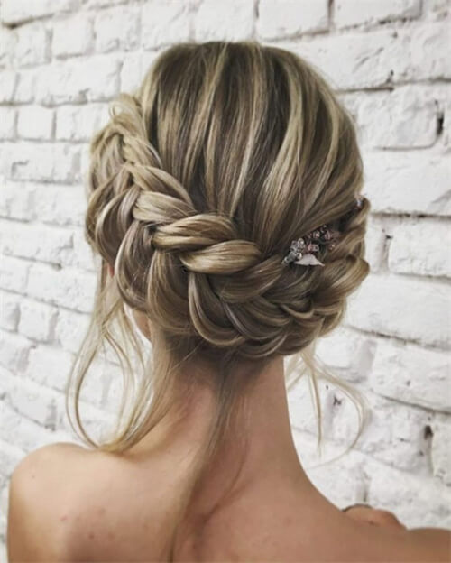 Cute Loopy Twisted Updo
