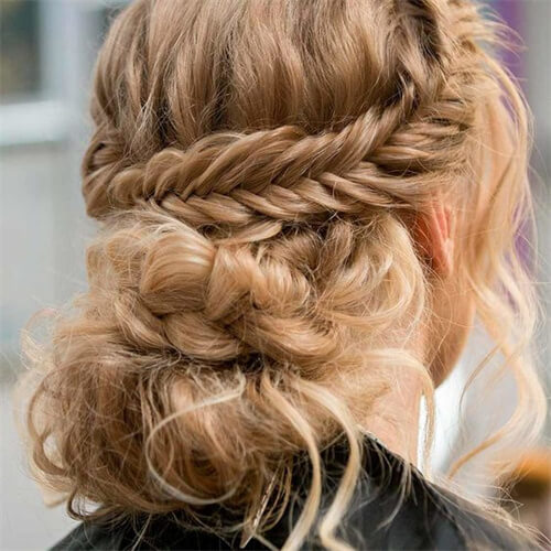 Fishtail Halo Braid