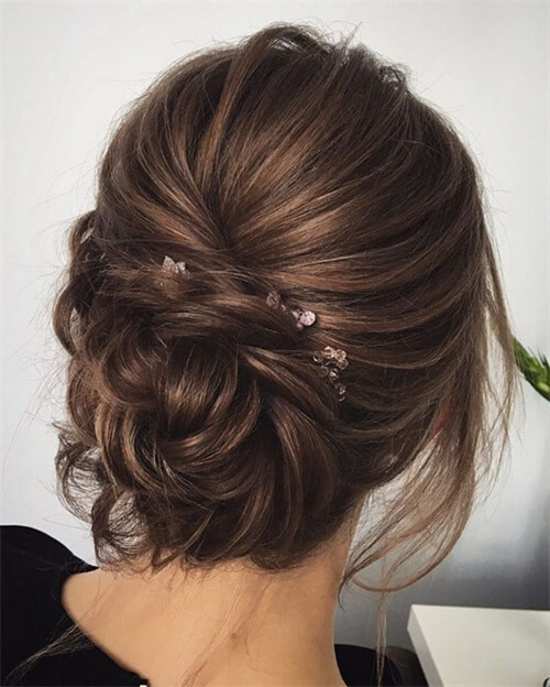 Formal Sleek Looped Updo
